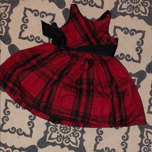 Ralph Lauren red and black plaid dress EUC